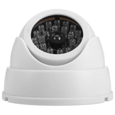 Dummy Fisheye Surveillance Camera White