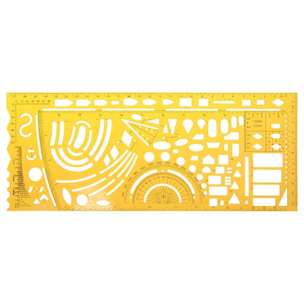 Professional Architectural Template Drafting Ruler Stencil Measuring Tool Other Drawing Supplies