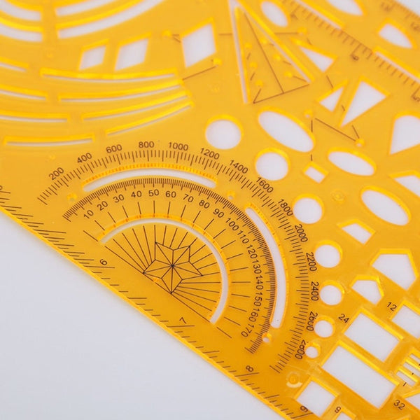 Professional Architectural Template Drafting Ruler Stencil Measuring Tool Other Drawing Supplies