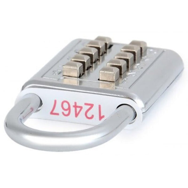 Durable Resettable Ten Number Combination Padlock Push Button Coded Lock Combination Padlocks