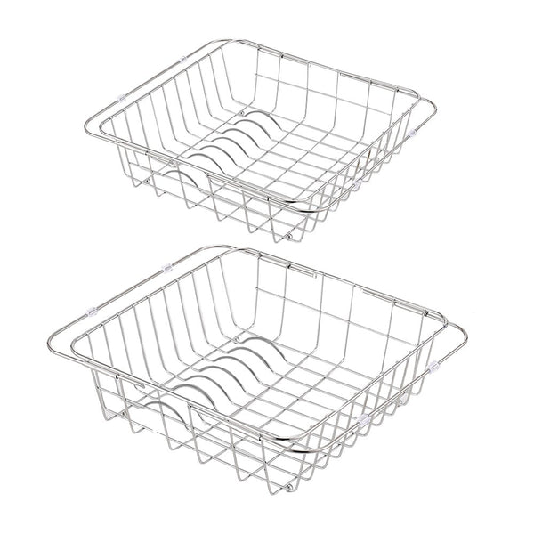 Durable Stainless Steel Kitchen Dish Drying Rack Racks Made Of Sink Organisers