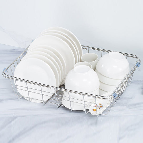 Durable Stainless Steel Kitchen Dish Drying Rack Racks Made Of Sink Organisers