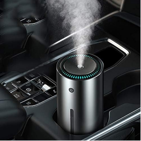 Car Air Humidifier 300Ml With Led Light Auto Home Office Purifier