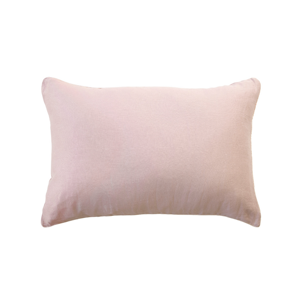Dusky Pink Silk Linen Pillowcase - 51X76cm