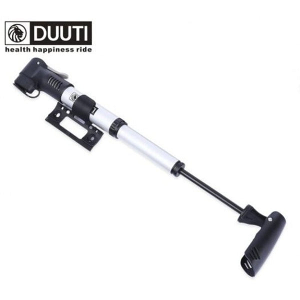 Bicycle Aluminum Alloy Pump Air Tire Inflator Silver And Black Pumps