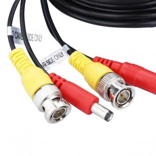 Dvr Surveillance Security Camera Cctv Cable Bnc Video Power Cord New