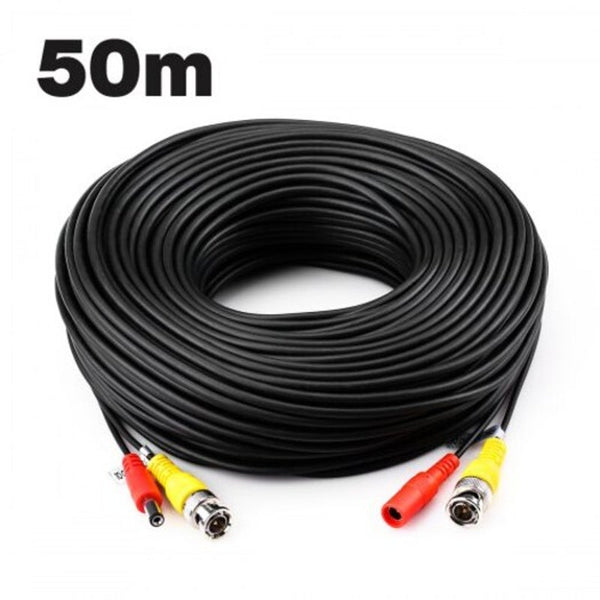 Dvr Surveillance Security Camera Cctv Cable Bnc Video Power Cord New Video Cables & Adapters