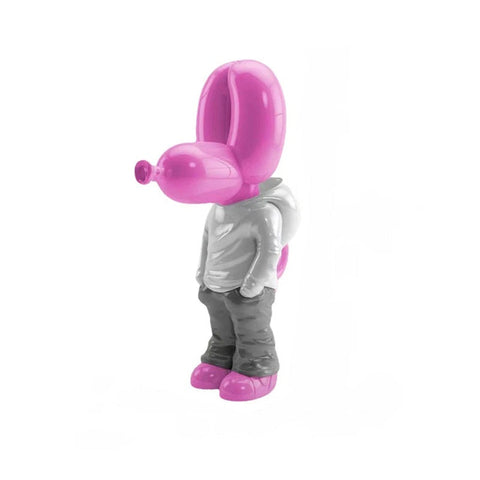 Home Figurine Balloon Dog Statue Pink 7 Inch Resin Sculpture For Living Room Decor Sculptures & Figurines