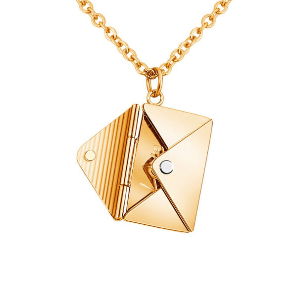 Veile Studios Love Letter Pendant Romantic Necklace Women Jewellery Necklaces & Pendants