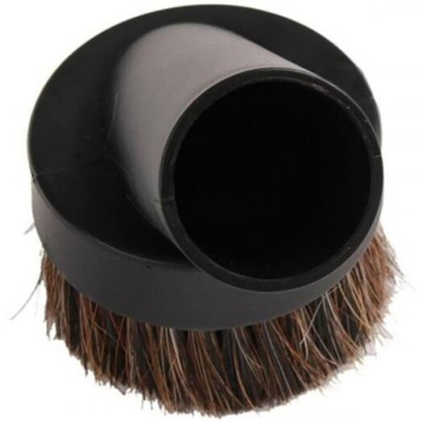 E1746 Vacuum Cleaner Accessories Horse Hair Round Brush Deep Brown
