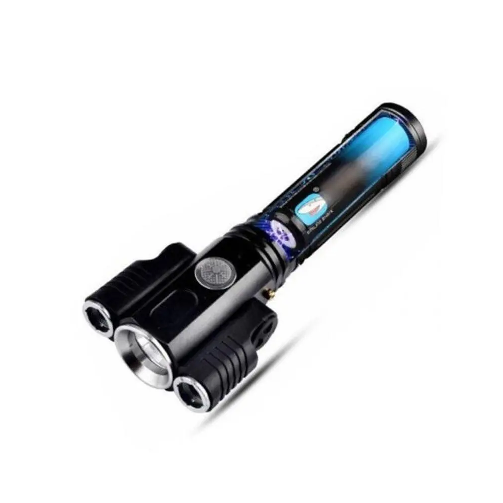 E39 T6 Wide Angle Led Flashlight Black Flashlights