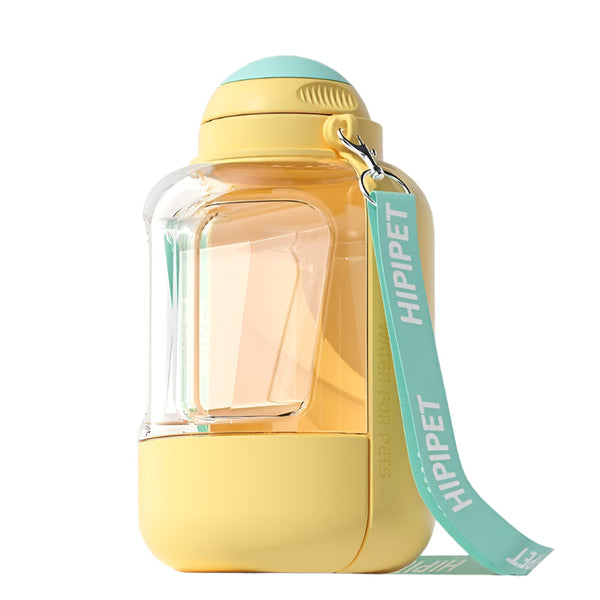 2 In 1 Dog Large Capacity Pets Drinking Pot Cat Water Dispenser Portable Bowl Dog Bowls