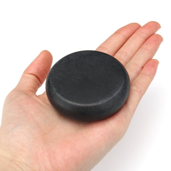 Set Of 10 Black Hot Natural Basalt Rock Massaging Accessories Massage Stones