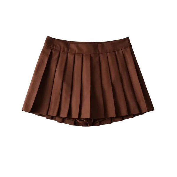 Skirts Girls Pleated Skirt Women's Summer Short Korean Style High Waist A Line