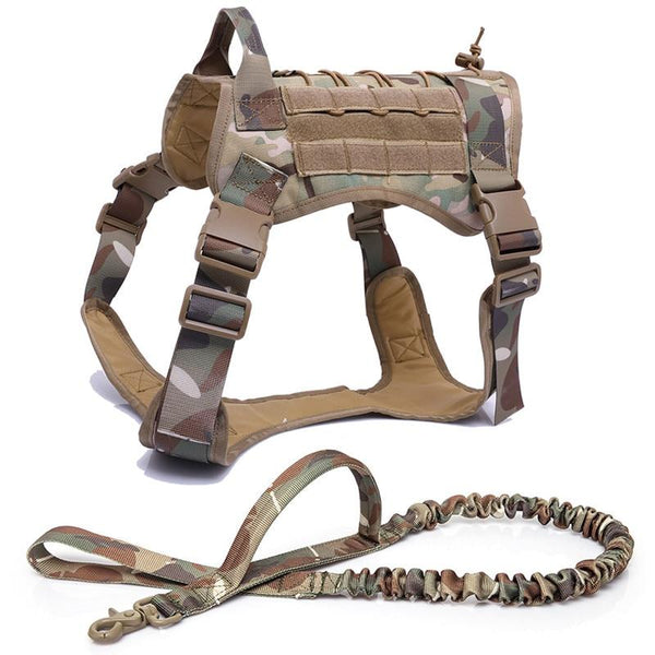 Tactical Dog Harness Vest With Handle Leash Harnesses
