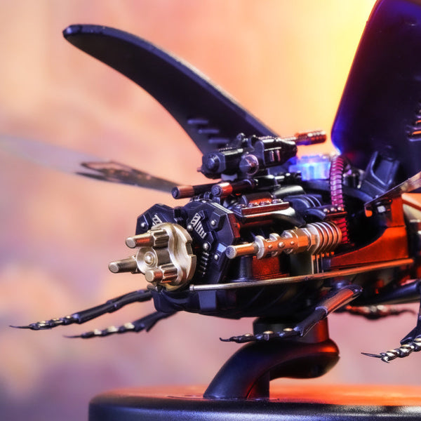 Robotime Rokr The Storm Beetle Diy Moveable Mechanic Organism Puzzle Steampunk Design Puzzles