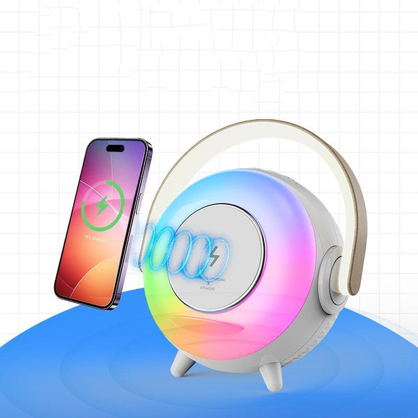 Wireless Charger Bluetooth Portable For Outdoor Use With Alarm Clock Chargers & Cradles