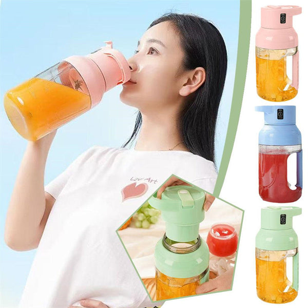 Summer Electric Juicer Portable Large Capacity 1500Ml Usb Rechargeable Blender Juicers