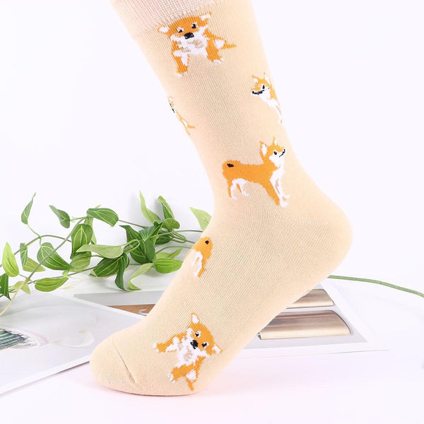 Cute Kawai Cartoon Puppy For Women Socks