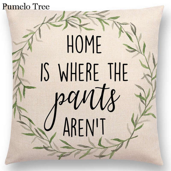 Floral Inspirational Sayings Cushion Covers