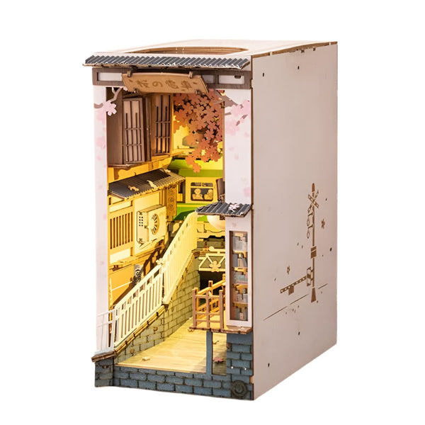 Rolife Diy Book Nook Kit Bookend Stand Bookshelf Insert 3D Puzzles