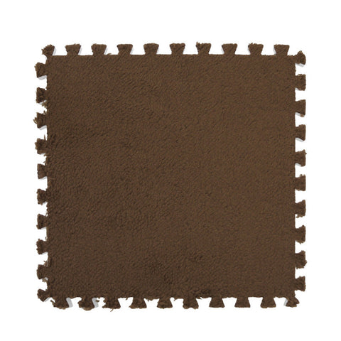 Splicing Mat Chocolate 30X30cm 12Pcs Modern Foam Floor Non Slip Rugs Door Mats & Floor Mats