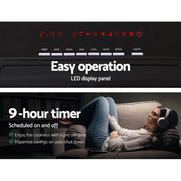 Devanti Evaporative Air Cooler Fan Conditioner 8L Portable Air Conditioners