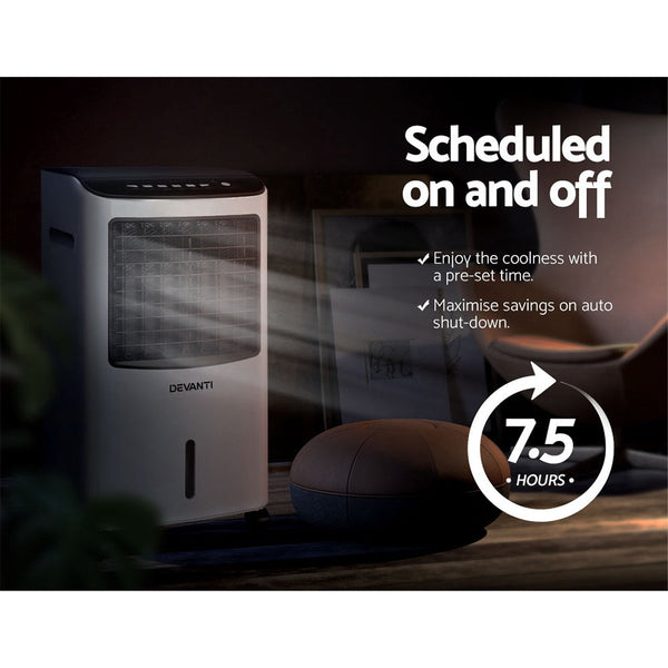 Devanti Evaporative Air Cooler Conditioner 8L Portable Air Conditioners