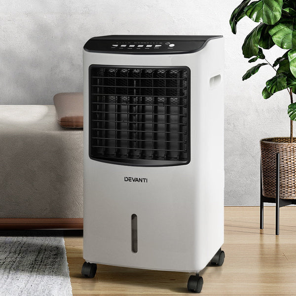 Devanti Evaporative Air Cooler Conditioner 8L Portable Air Conditioners