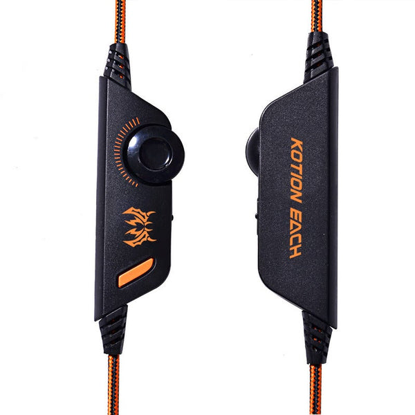 Each G2000 Over Ear Gaming Headset With Mic Orange