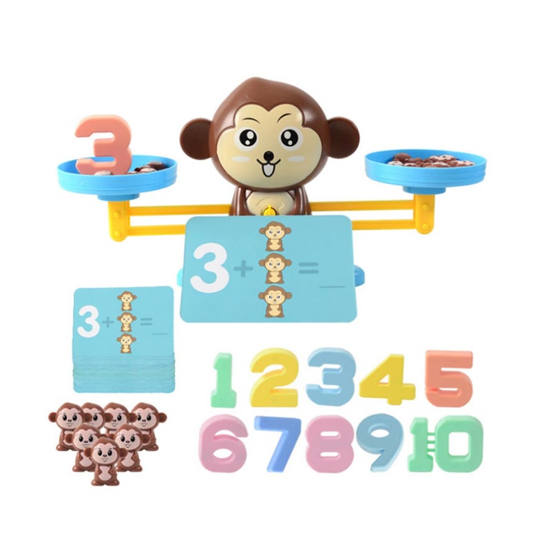 Monkey Balance Addition And Subtraction Math Counting Educational Educational Toys