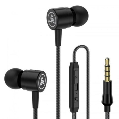 D1 Stylish 3.5Mm In-Ear Metal Earphone Stereo Mobile Phone Headset With Microphone