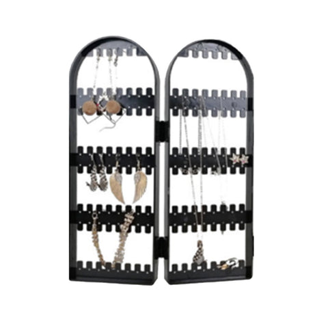 Earring Holder Organizer Doors Foldable Necklace Jewelry Display Stands