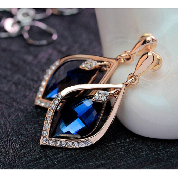 Veile Studios Flower Teardrop Wedding Dangle For Women Earrings