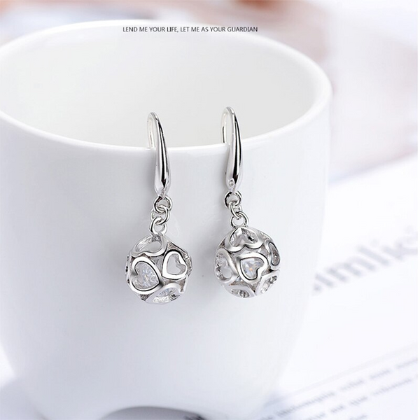 Veile Studios Hollow Ball Earrings