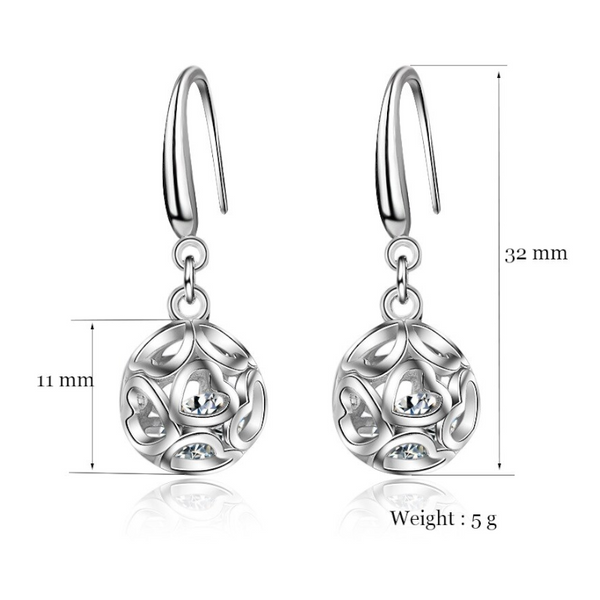 Veile Studios Hollow Ball Earrings