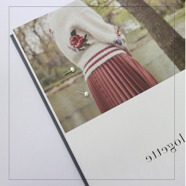 Veile Studios Womens Freshwater Pearl 925 Sterling Silver Studs White Earrings