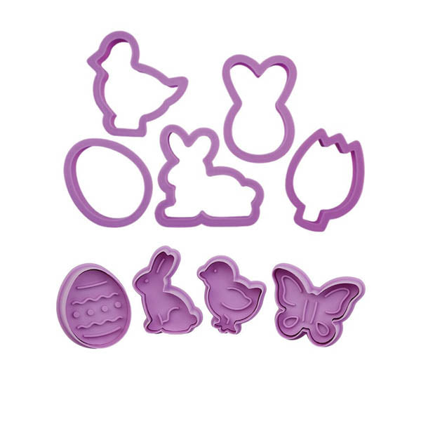 Easter Cookie Cutter Fondant Baking Mold Set Cookie Cutters