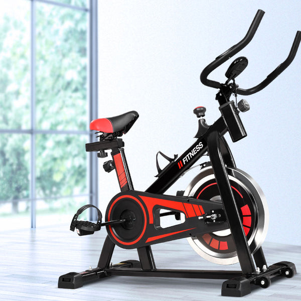 Everfit Spin Bike Exercise Flywheel Fitness Home Commercial Workout Gym Machine