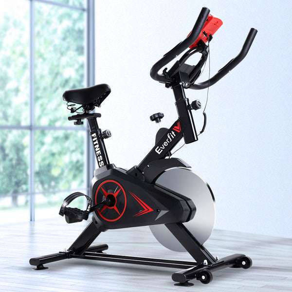 Home Workout Gym Spin Exercise Bike Flywheel Fitness Commercial