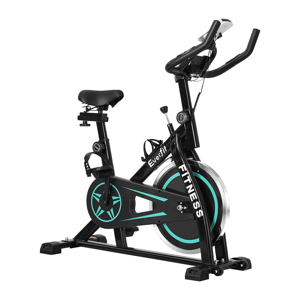 Everfit Spin Bike Exercise 10Kg Flywheel Fitness Home Gym 150Kg Capacity Exercise Bikes
