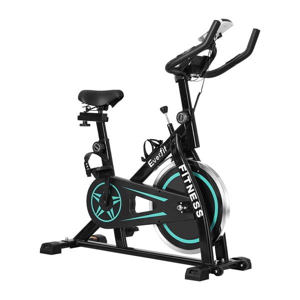 Everfit Spin Bike Exercise 10Kg Flywheel Fitness Home Gym 150Kg Capacity Exercise Bikes