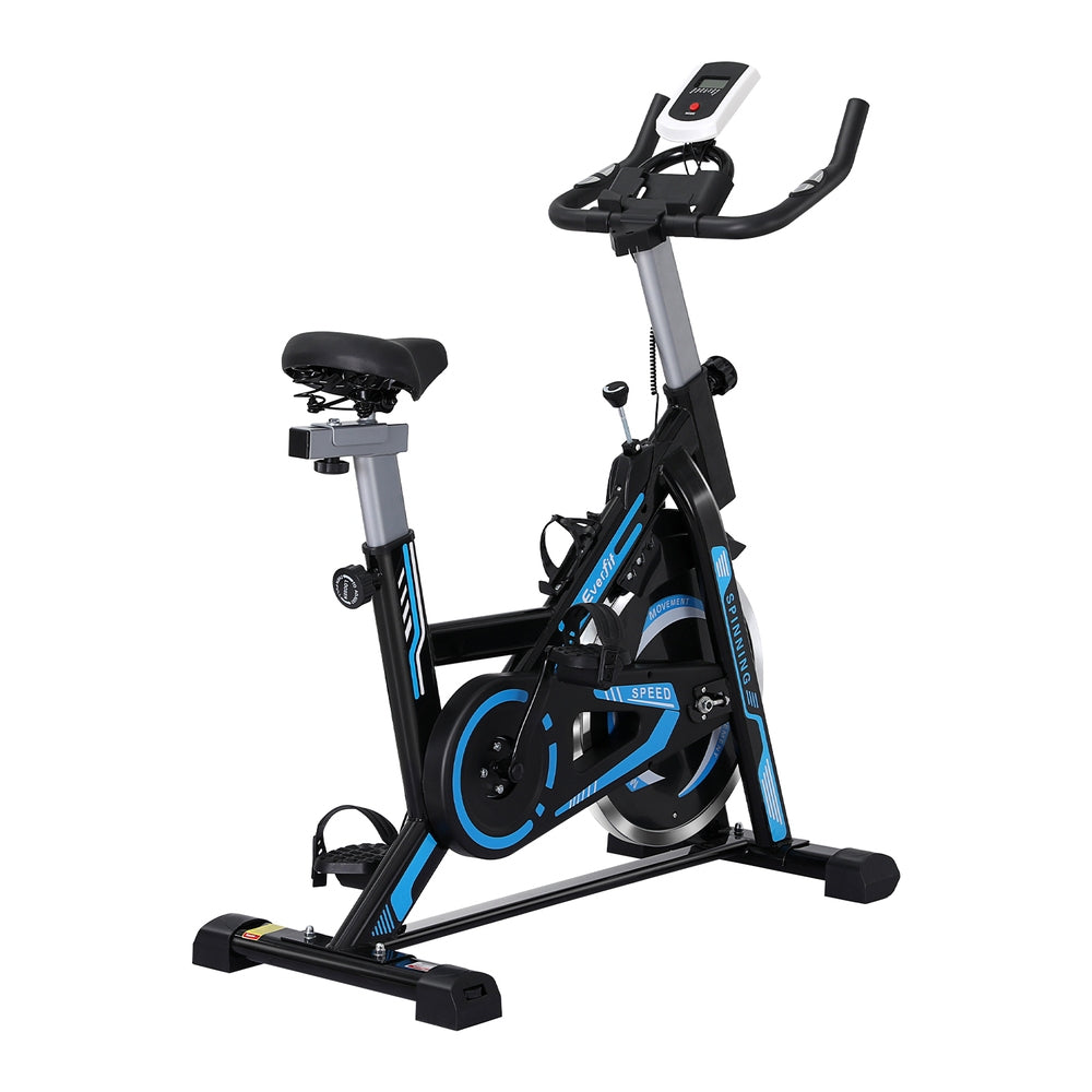 Everfit Spin Bike Magnetic Exercise 13Kg Flywheel Fitness 150Kg Capacity Exercise Bikes