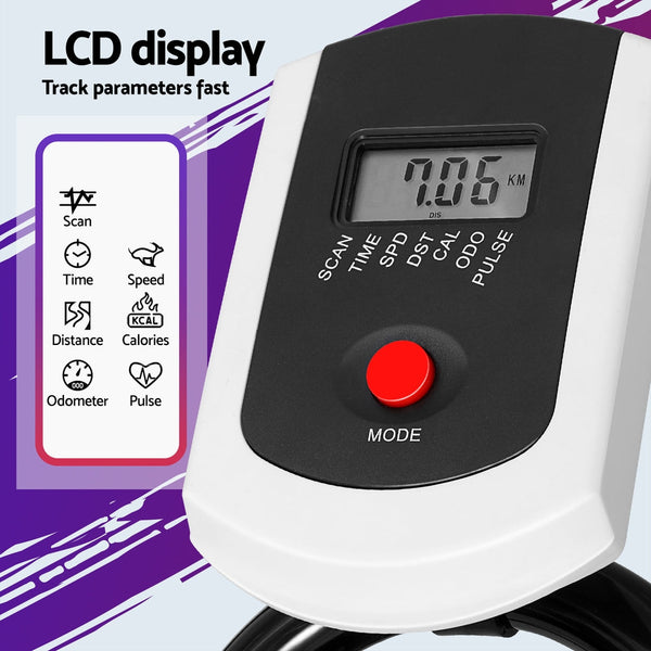 Everfit Spin Bike Magnetic Exercise 13Kg Flywheel Fitness 150Kg Capacity Exercise Bikes