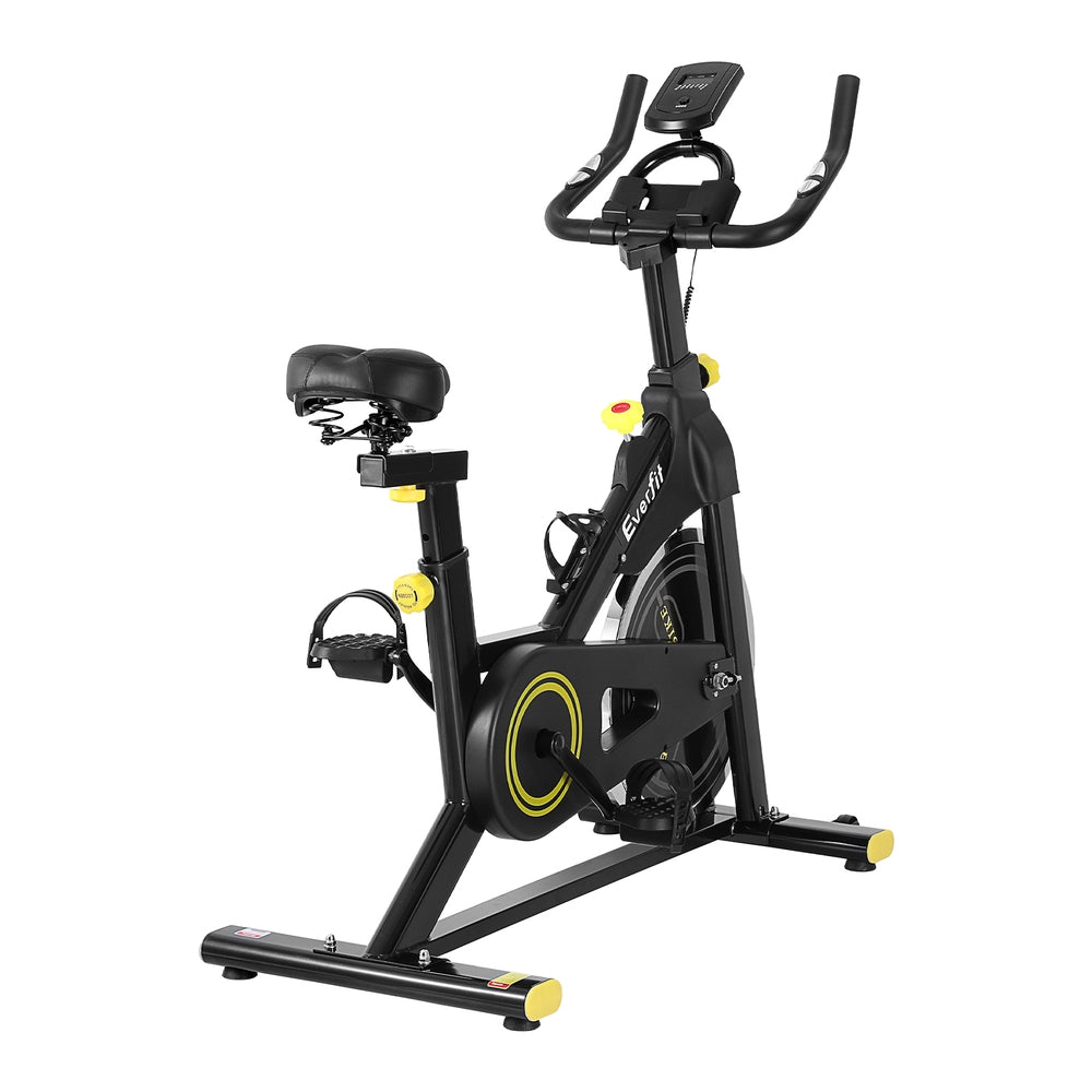 Everfit Magnetic Spin Bike Exercise Cardio Gym Bluetooth App Connectable Exercise Bikes