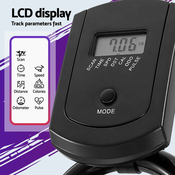 Everfit Magnetic Spin Bike Exercise Cardio Gym Bluetooth App Connectable Exercise Bikes