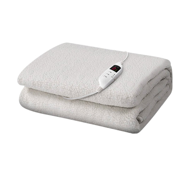 Giselle Single Size Electric Blanket Fleece Electric Blankets