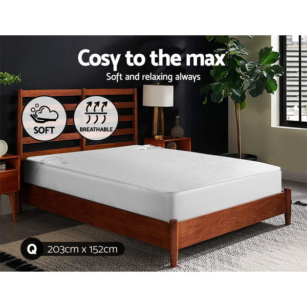 Giselle Queen Size Electric Blanket Polyester Electric Blankets