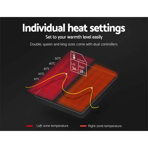 Giselle Queen Size Electric Blanket Polyester Electric Blankets