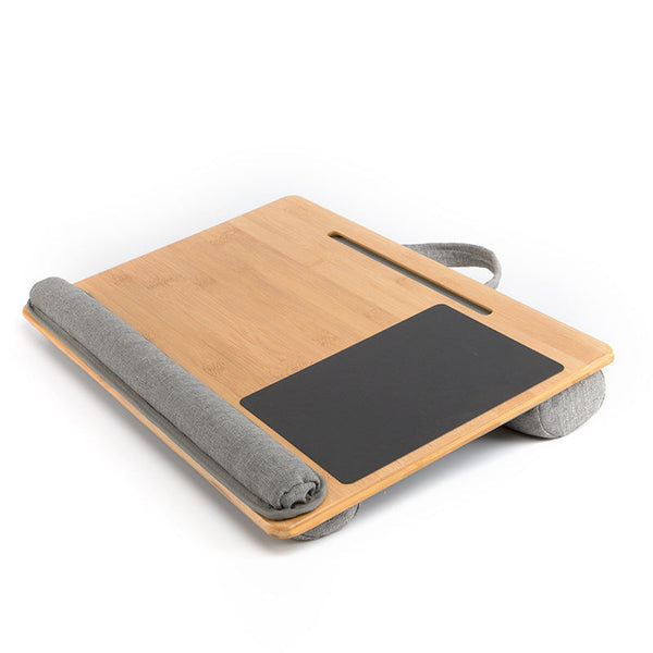 Small Bamboo Lazy Sofa Bed Lap Desk Tablet Holder Mounts Stands & Holders